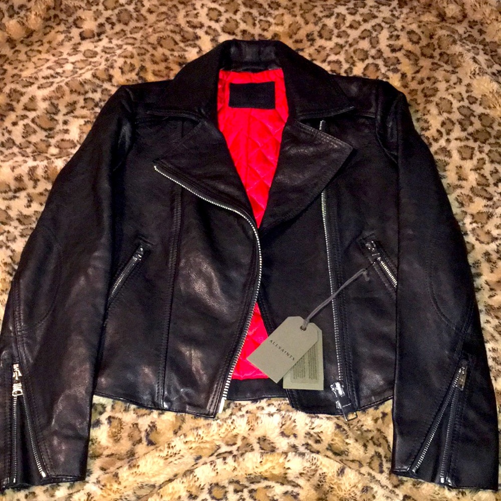 NEW Leather Biker Jacket